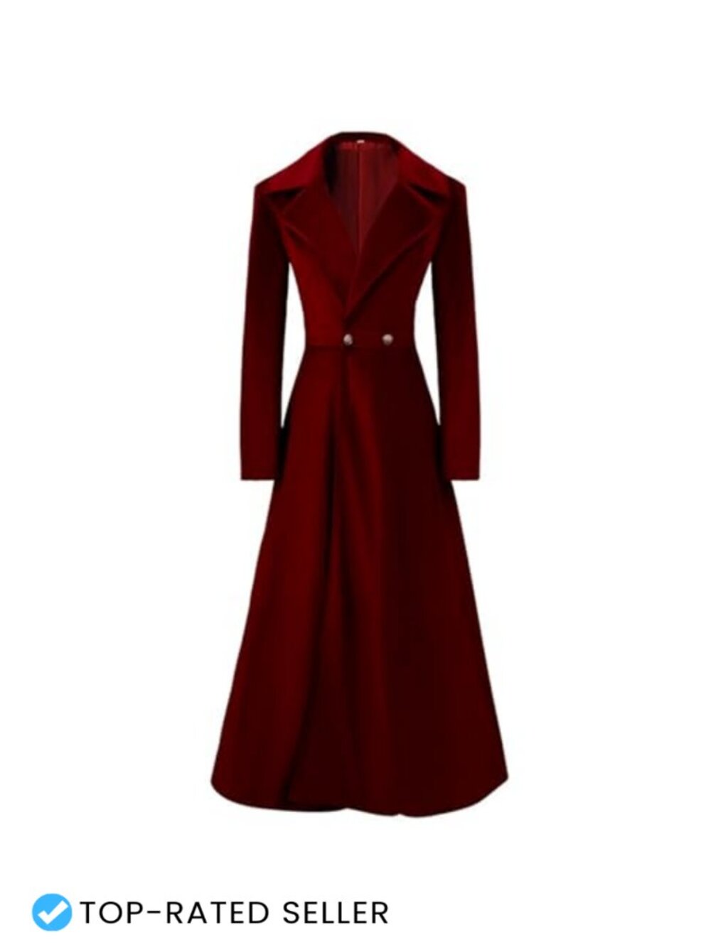 Victorian Trench Coat Double Breasted Long Winter Jacket Medieval Overcoat